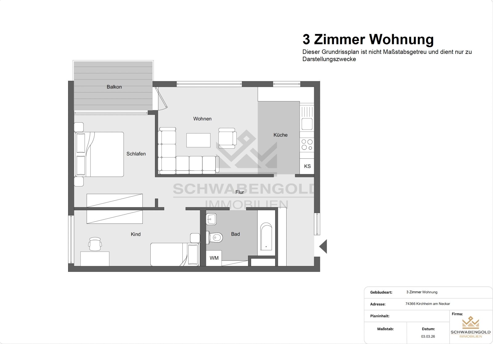 ** Modernes Wohnen auf hohem Niveau – umfangreich sanierte 3-Zimmer-Wohnung **