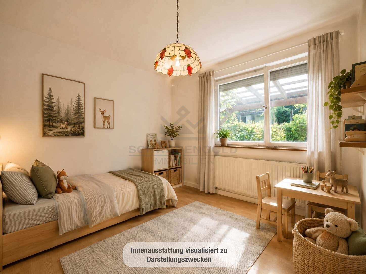 Kinderzimmer EG (visualisiert) Kinderzimmer EG (visualisiert)
