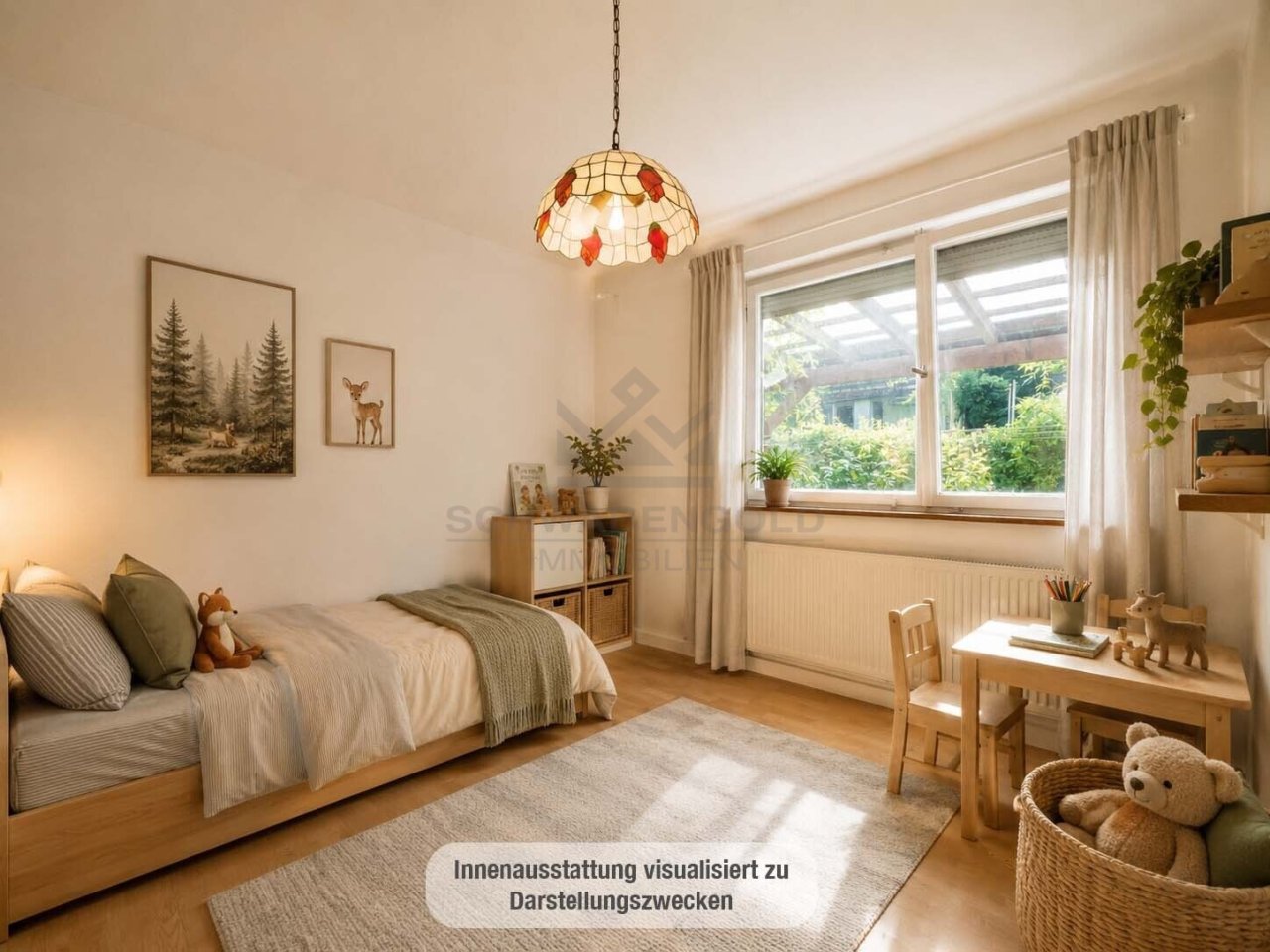 Kinderzimmer EG (visualisiert) Kinderzimmer EG (visualisiert)